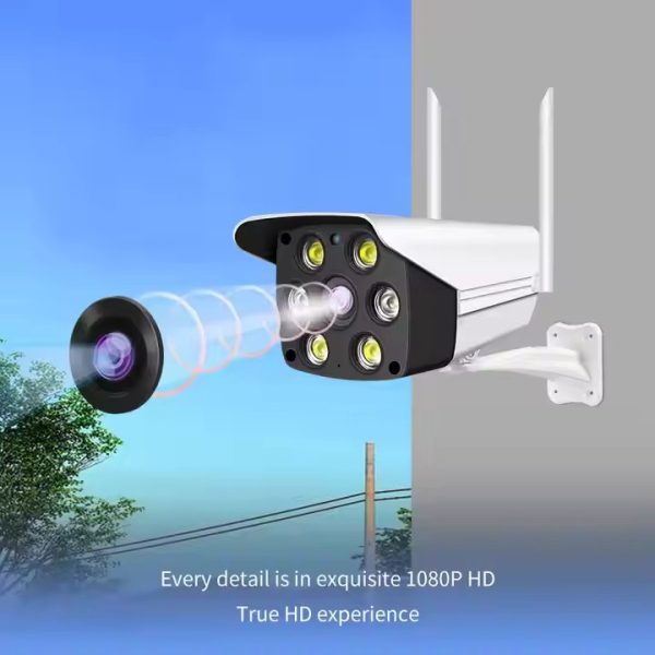 3MP Outdoor Security Camera – Weatherproof Bullet Cam with Smart Floodlights & Human Detection   Professional-Grade Protection for Your Property - Image 4