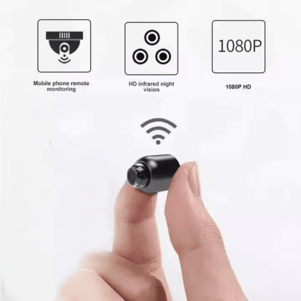 X5 Mini WiFi Camera – 1080P HD Night Vision, Motion Detection & Two-Way Audio | Portable Indoor/Outdoor Security Camera with Phone App Remote Monitoring - Image 4