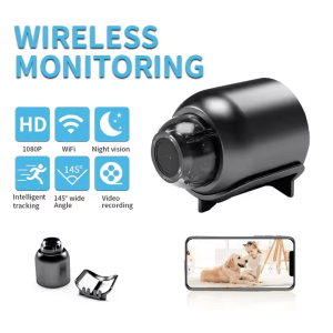 BMAX X5 Mini WiFi Camera - 1080P HD, Night Vision & Motion Detection | Wide-Angle Baby Monitor & Home Security Camera with Two-Way Audio