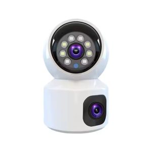 4MP Mini WiFi PTZ Camera – 1080p Baby Monitor with Night Vision, 2-Way Audio & Cloud Storage