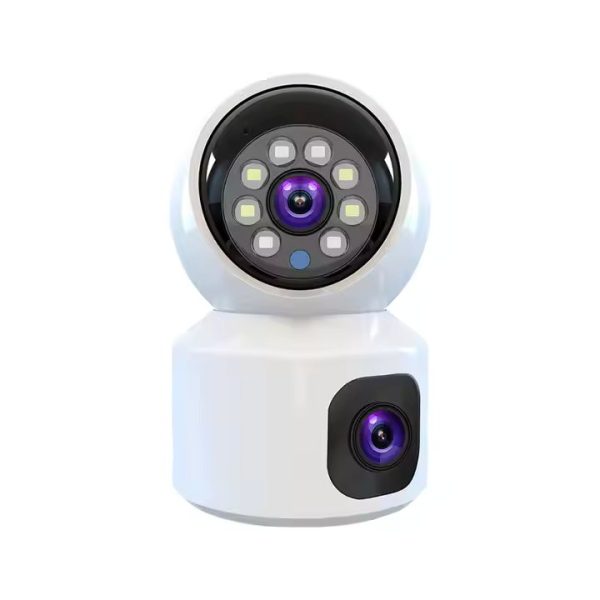 4MP Dual-Lens WiFi Security Camera System – 1080P HD, Night Vision & 2-Way Audio (V380 Pro App, Cloud/SD Storage)
