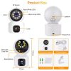4MP Dual-Lens WiFi Security Camera System – 1080P HD, Night Vision & 2-Way Audio (V380 Pro App, Cloud/SD Storage) - Image 2