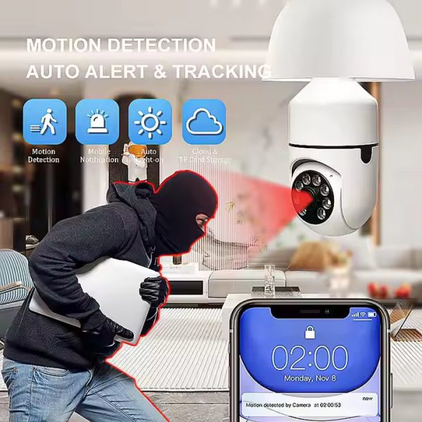 4MP Dual-Lens WiFi Security Camera – 360° Auto-Tracking, 10x Zoom & Night Vision (Indoor/Outdoor) - Image 2