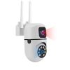 4MP Smart Dual-Lens Security Camera - 360° Auto-Tracking with 10x Zoom & Color Night Vision