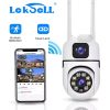 4MP Smart Dual-Lens Security Camera - 360° Auto-Tracking with 10x Zoom & Color Night Vision - Image 2