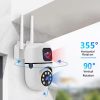 4MP Smart Dual-Lens Security Camera - 360° Auto-Tracking with 10x Zoom & Color Night Vision - Image 5