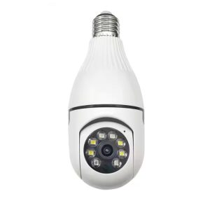 Smart Bulb Security Camera with Full Color Night Vision - 1080P PTZ, Auto Tracking & Two-Way Talk