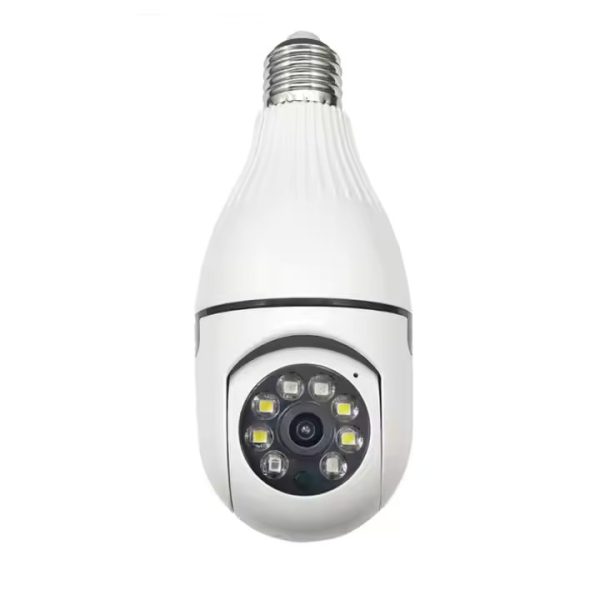 Smart Bulb Security Camera with Full Color Night Vision - 1080P PTZ, Auto Tracking & Two-Way Talk